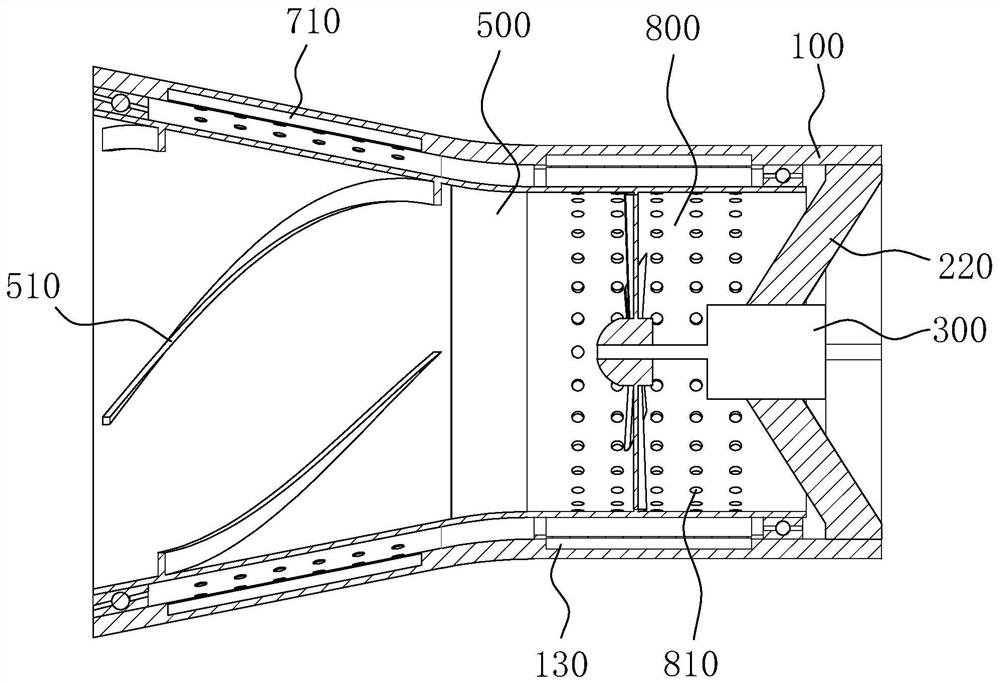 A low-noise axial flow fan