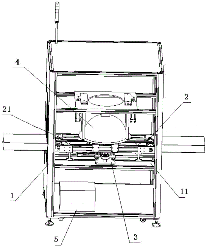 LED (Light-Emitting Diode) light bar photoelectric property detection mechanism