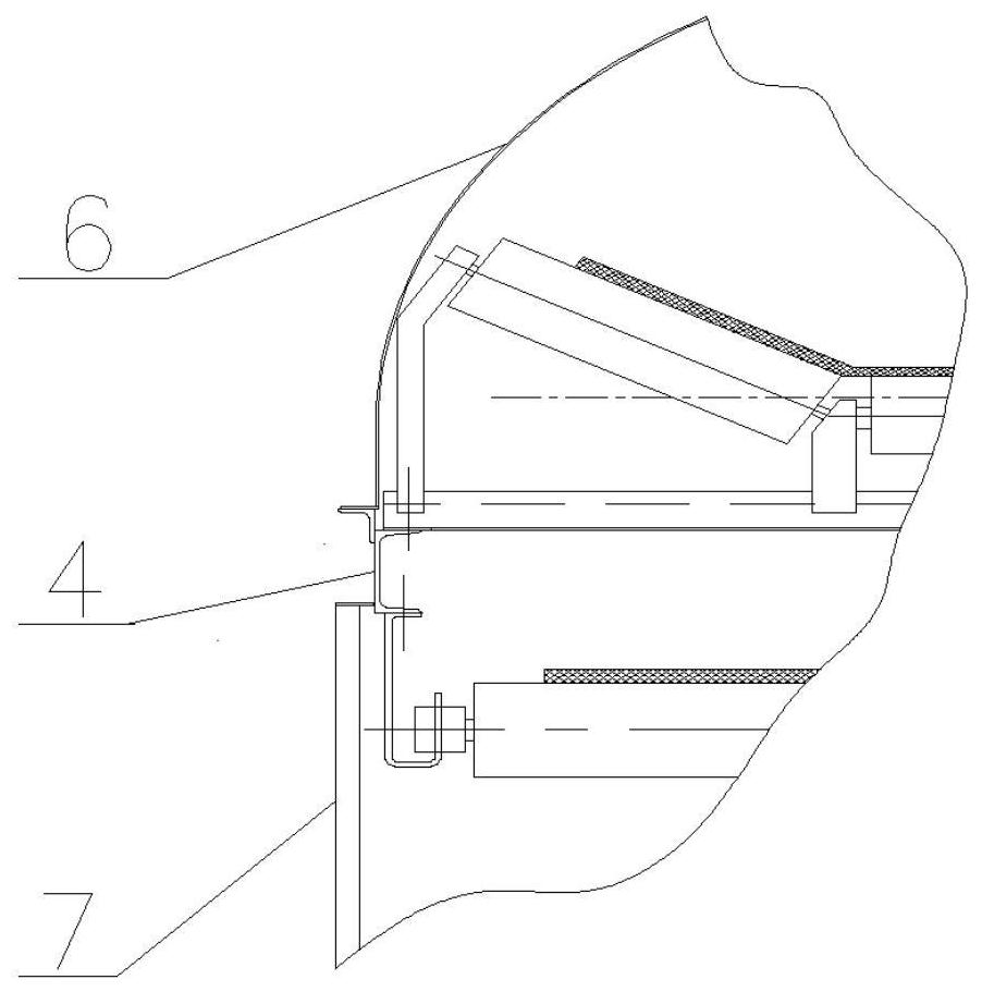 Improved method for closed vestibule of belt conveyor