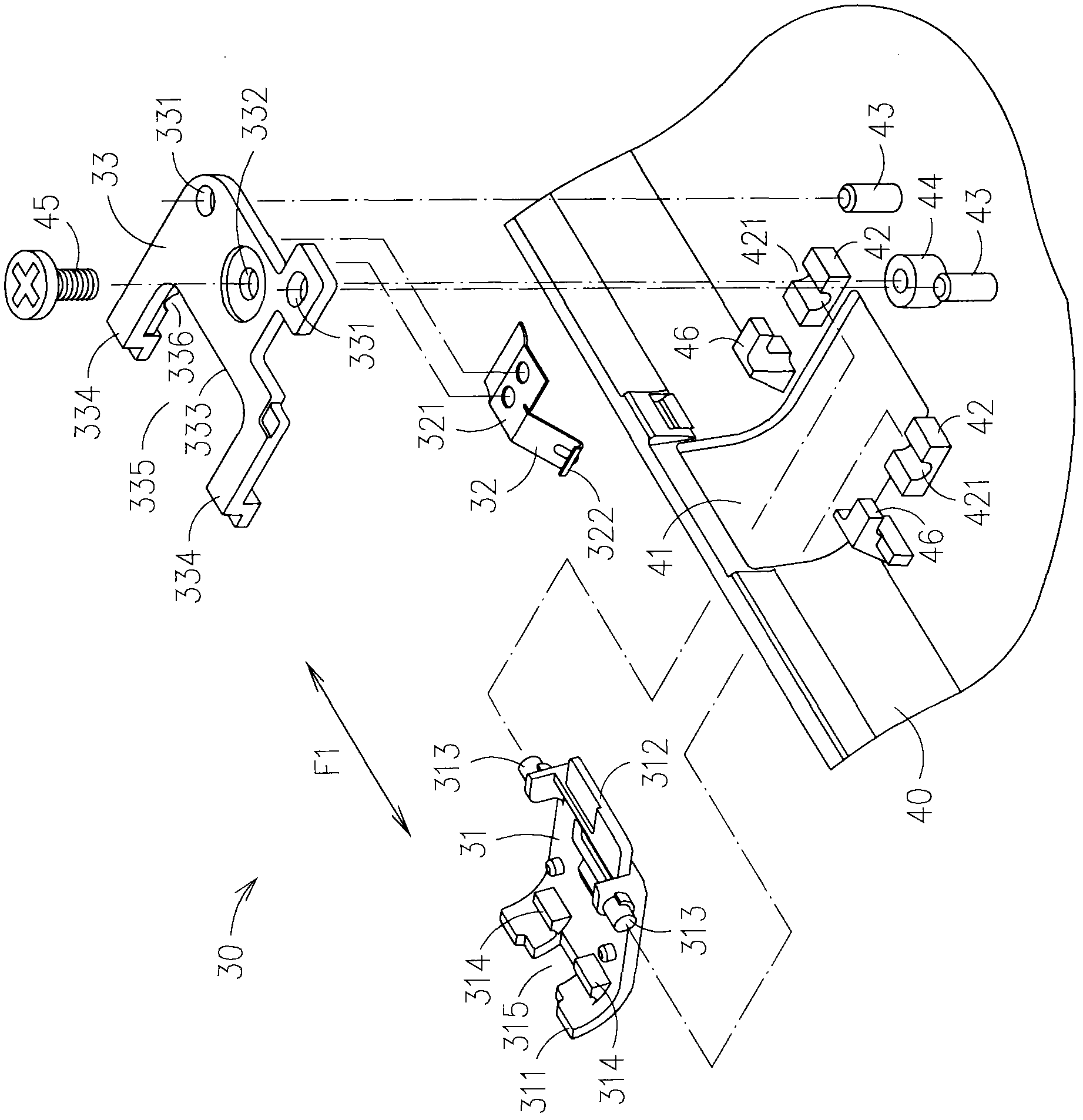 Cover plate structure