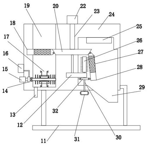 Urban sewage treatment device