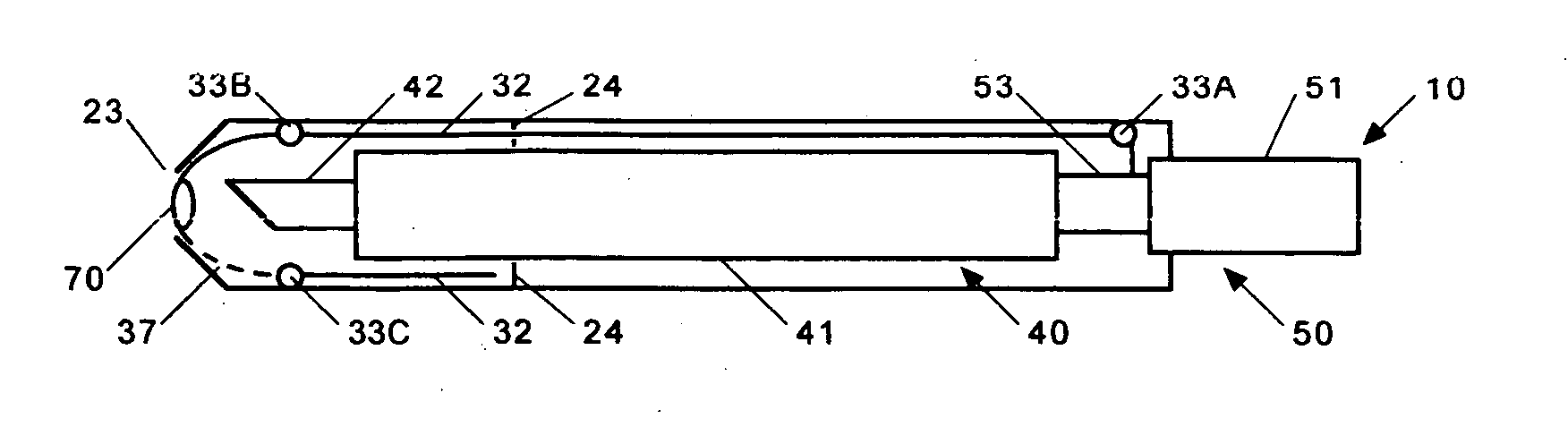 Capless writing tools and methods