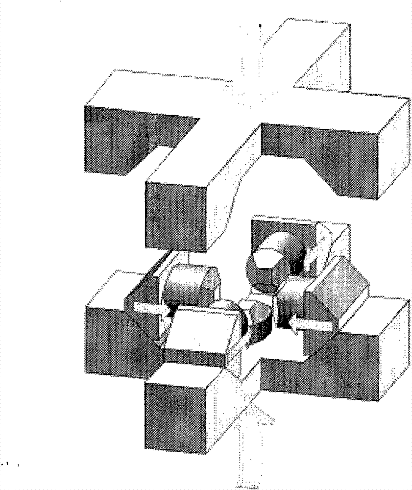 Device for generating large-cavity ultrahigh hydrostatic pressure