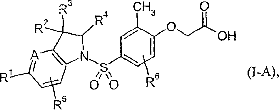 Indolin phenylsulfonamide derivatives