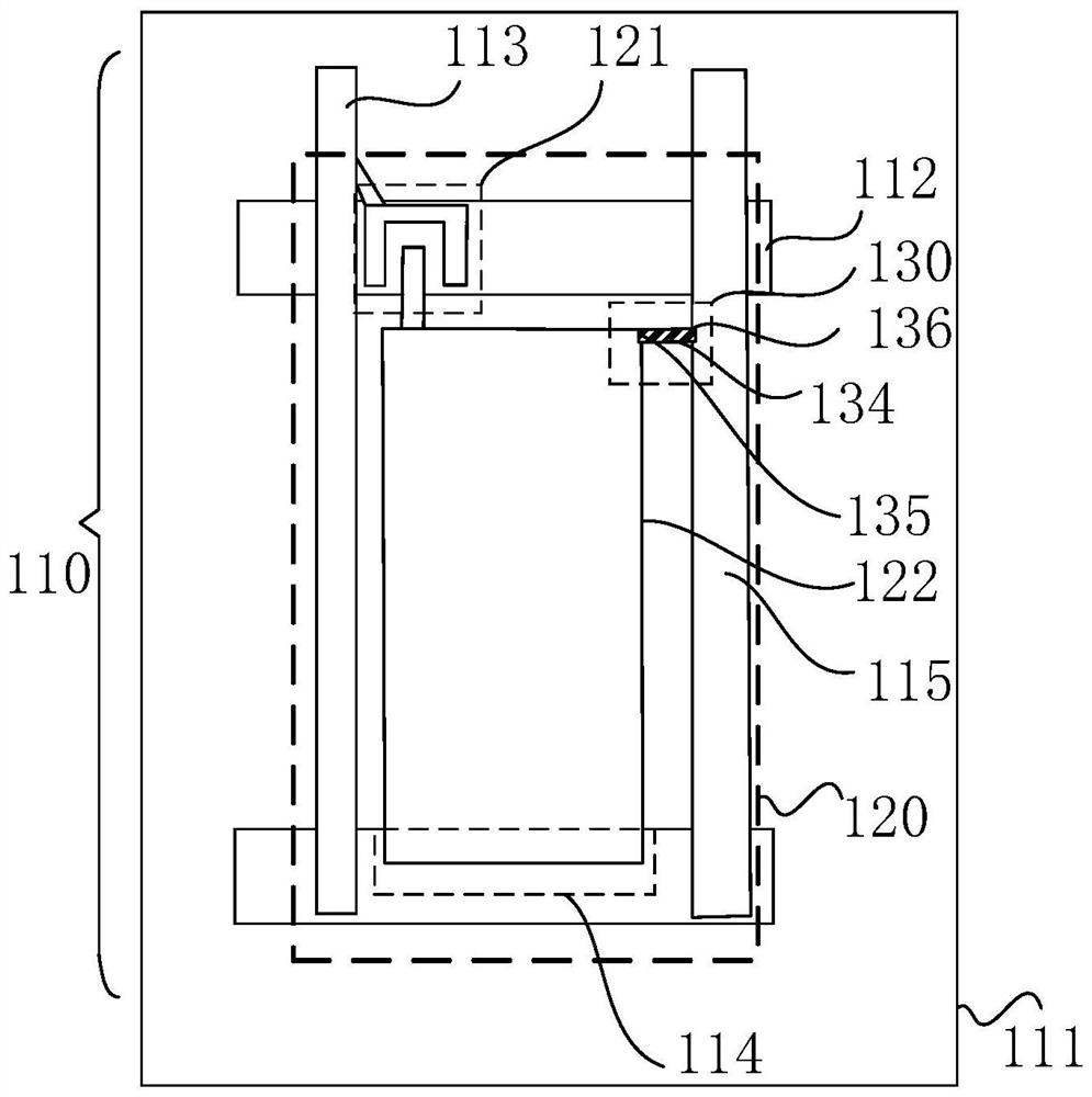 Array substrate, display panel and dark spot processing method