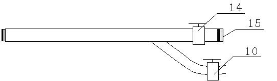 Underground drilling and fracturing-integrated staged fracturing device and gas drainage process