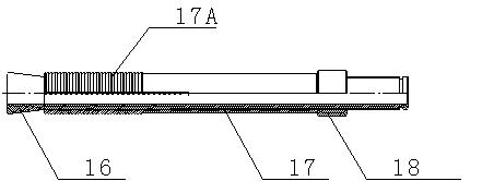 Underground drilling and fracturing-integrated staged fracturing device and gas drainage process