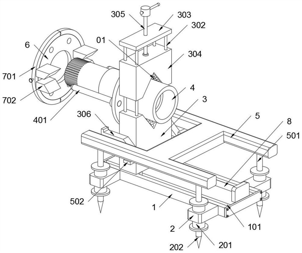 Alignment mounting device for automobile axle shaft sleeve