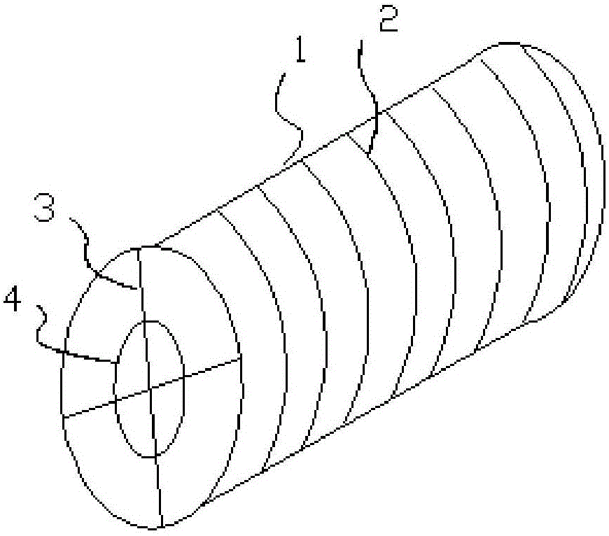 Negative pressure wind pipe