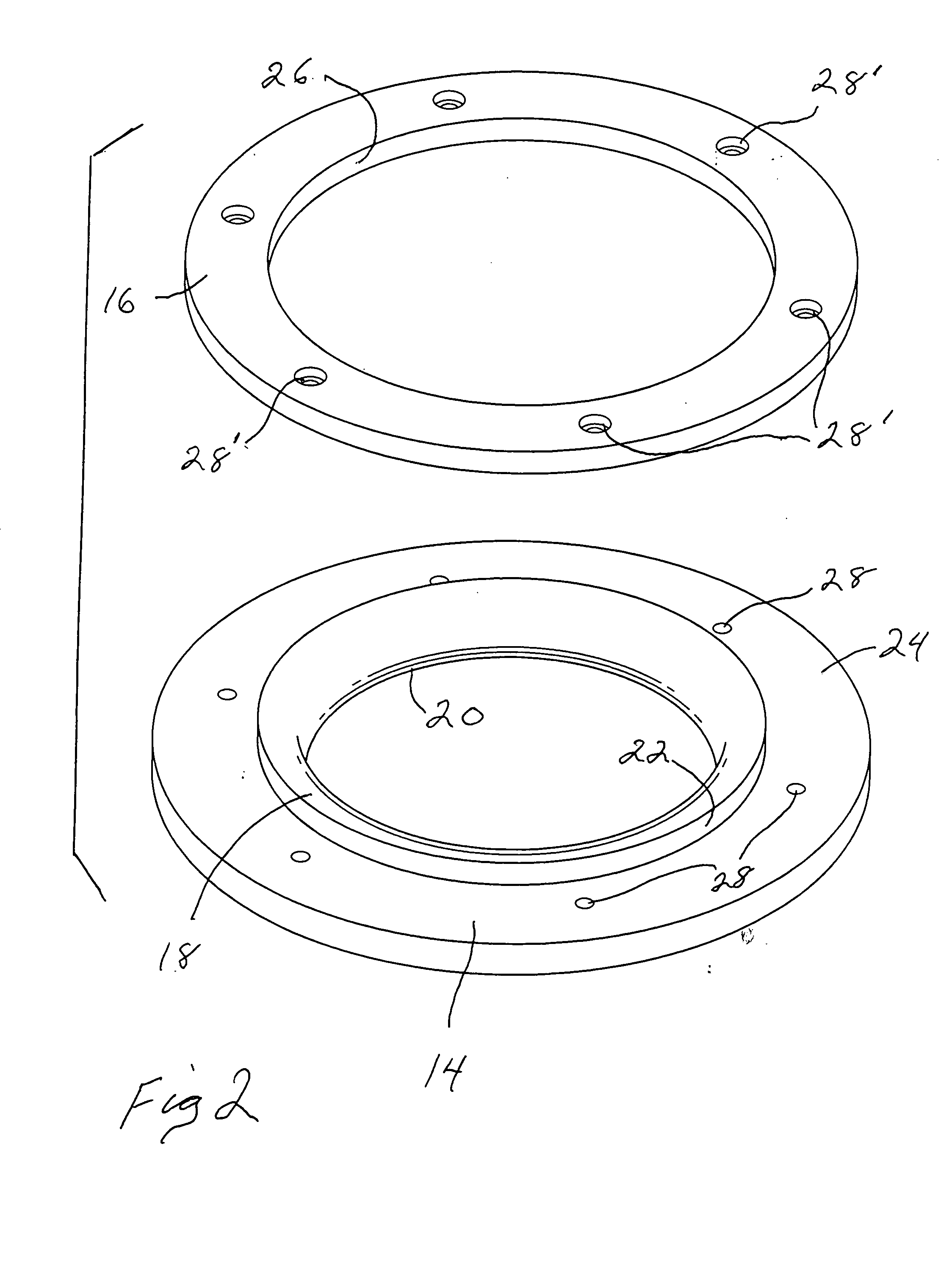 Wear ring assembly for centrifugal rock crusher turntables