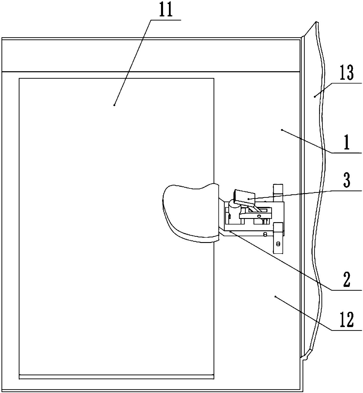 Conveying tray of server water cooling device