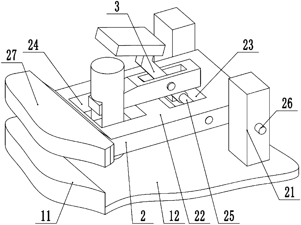 Conveying tray of server water cooling device