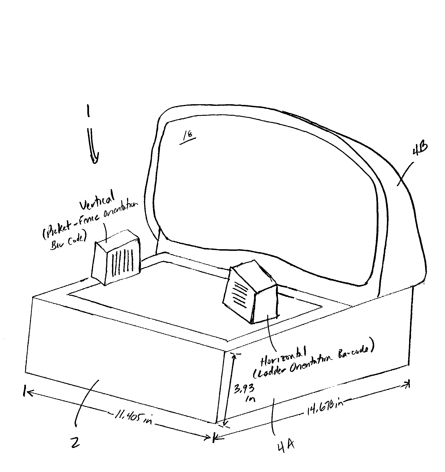 Polygon-based bioptical POS scanning system employing dual independent optics platforms disposed beneath horizontal and vertical scanning windows