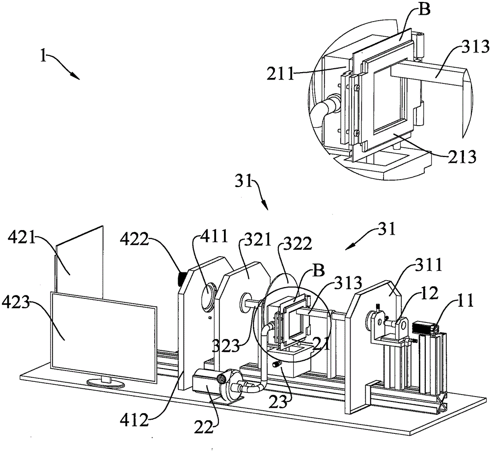 Functional film line tester and testing method for functional film