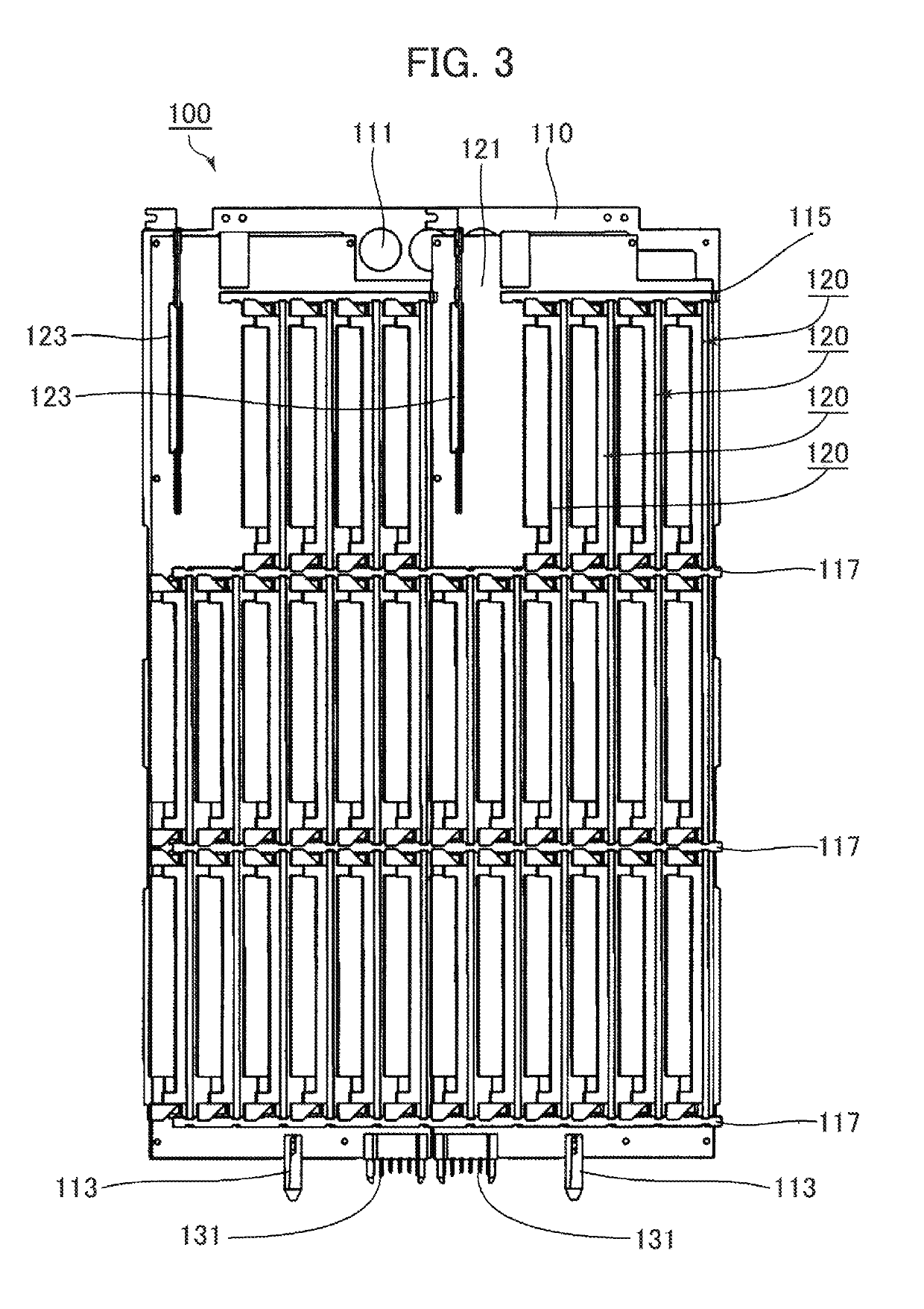 Electronic device for liquid immersion cooling, power supply unit, and cooling system