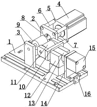 Ink additive temperature-sensing color-changing powder grinding apparatus