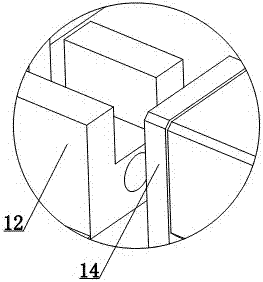 Ink additive temperature-sensing color-changing powder grinding apparatus