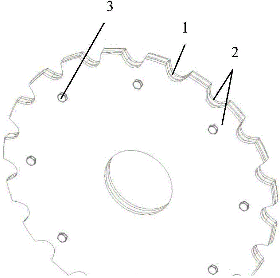 Driving chain wheel for passenger transportation device