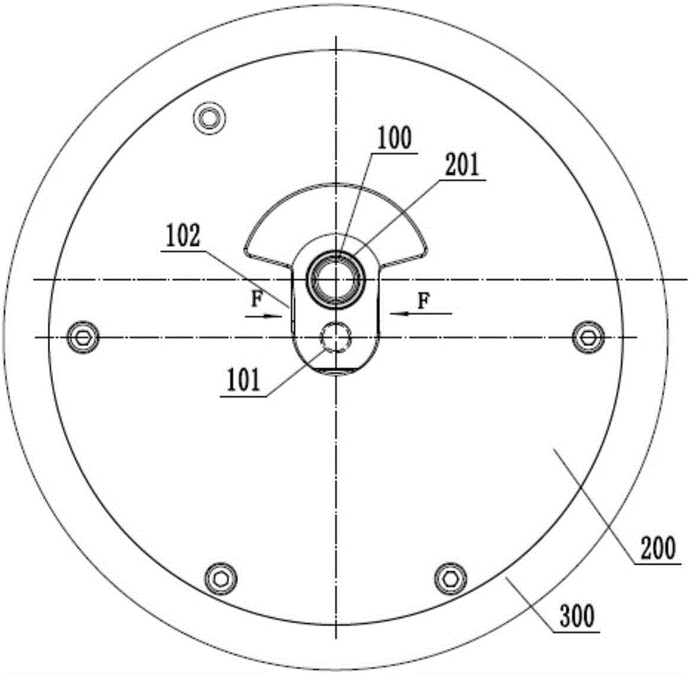 Crank throw positioning clamp