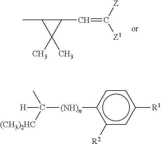 Non-volatile organic compound pesticide formulations