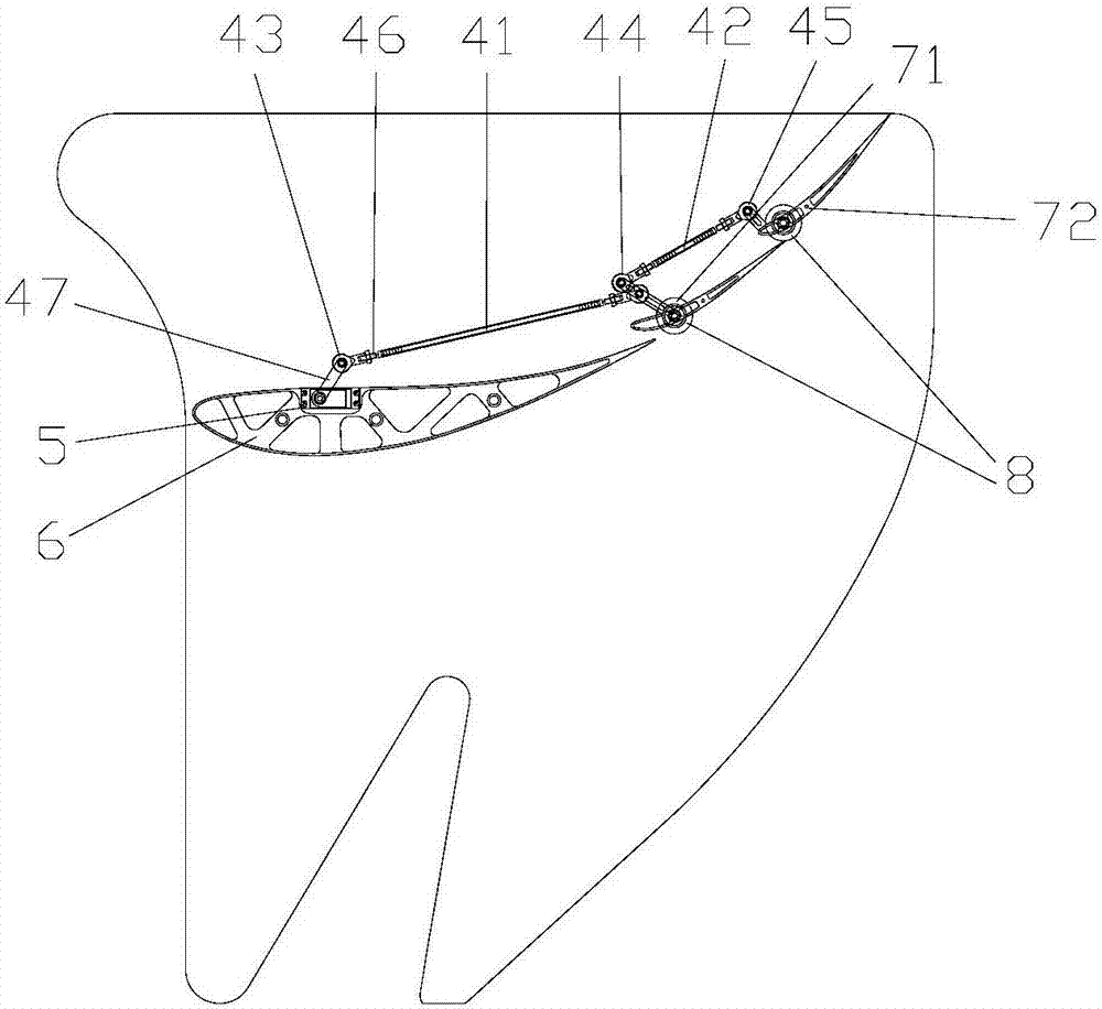 Adjustable spoiler system of formula car