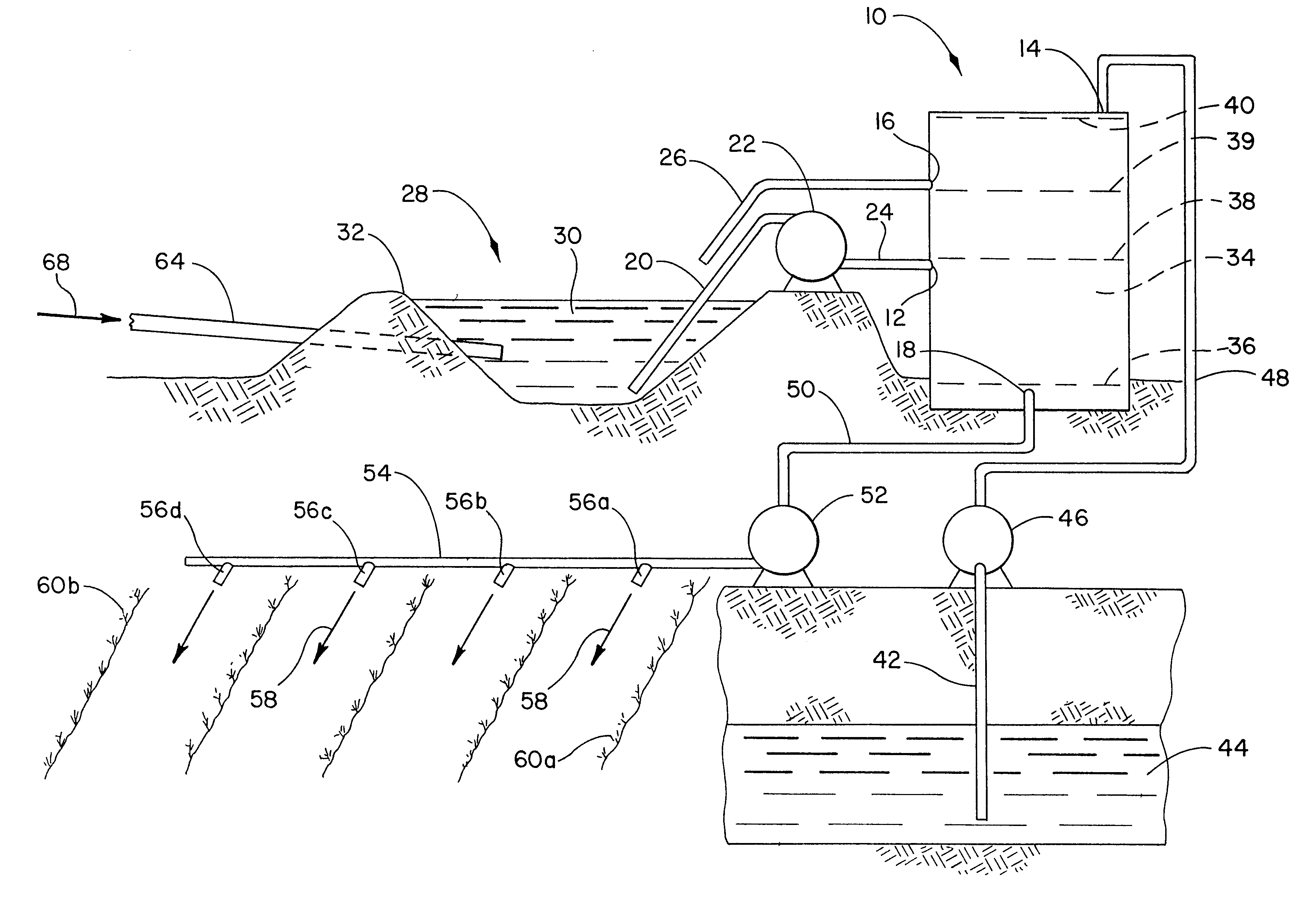 Apparatus for preventing contamination of a fresh water source by grey water to be land applied