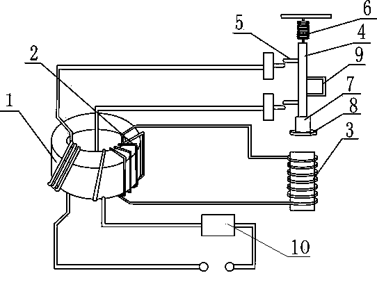 Circuit power failure and leakage protection device