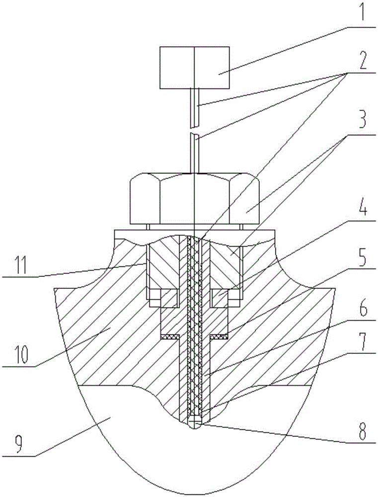 Valve interior observing device provided with self-luminous industrial endoscope