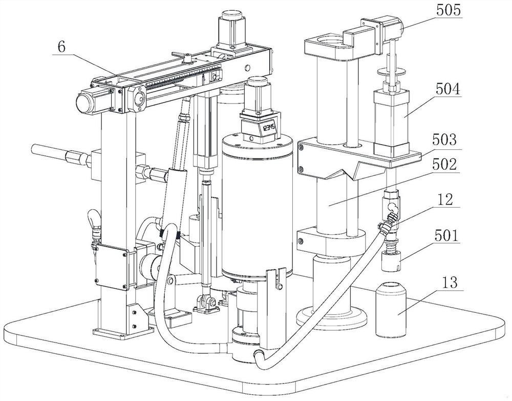 Fully automatic integrated static mixing filling machine