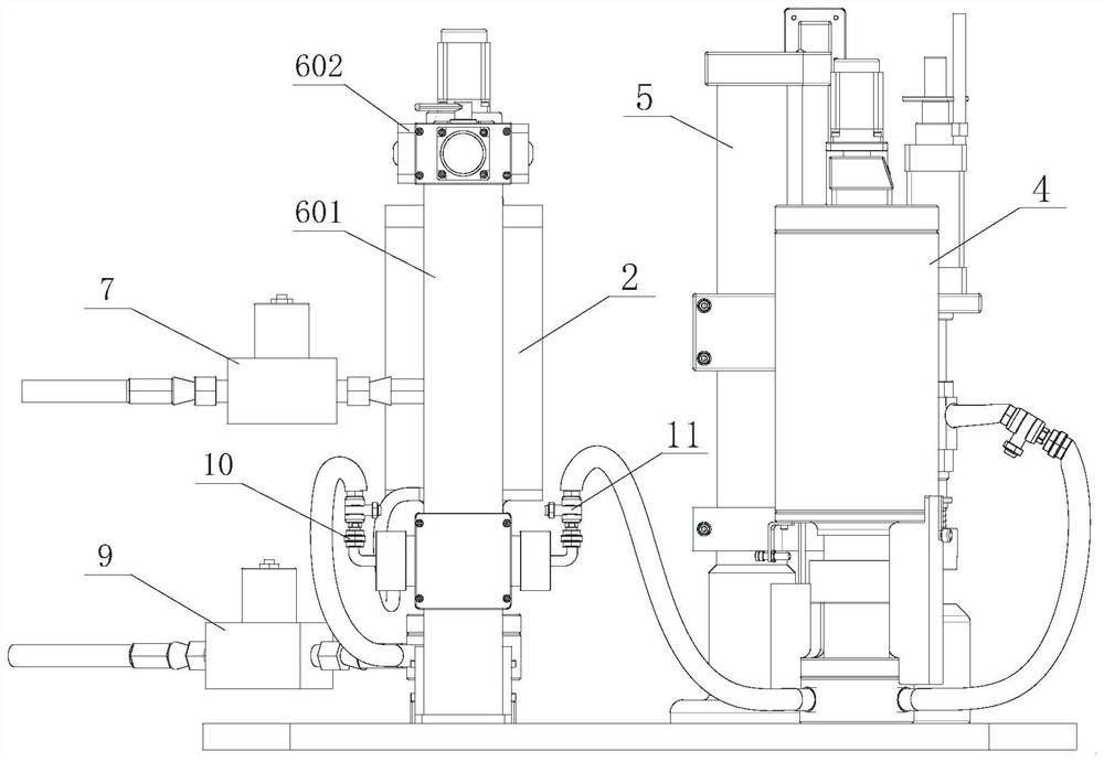 Fully automatic integrated static mixing filling machine