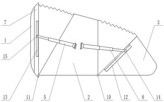 Bionic morphing wing of water-air amphibious aircraft and diving control method of bionic morphing wing