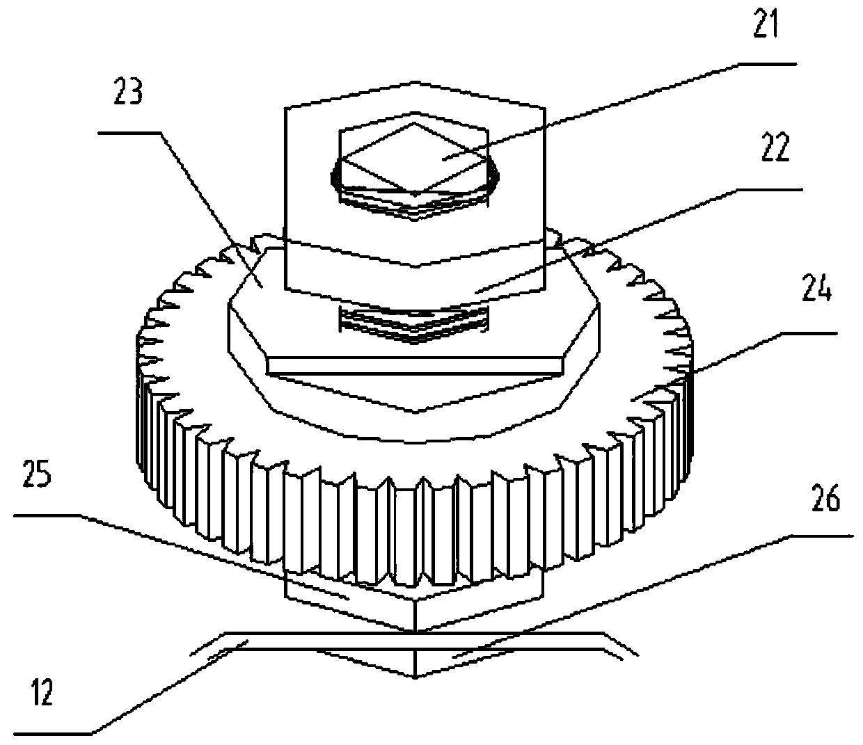 LED lamp capable of being regulated in multiple angles and used for stage illumination