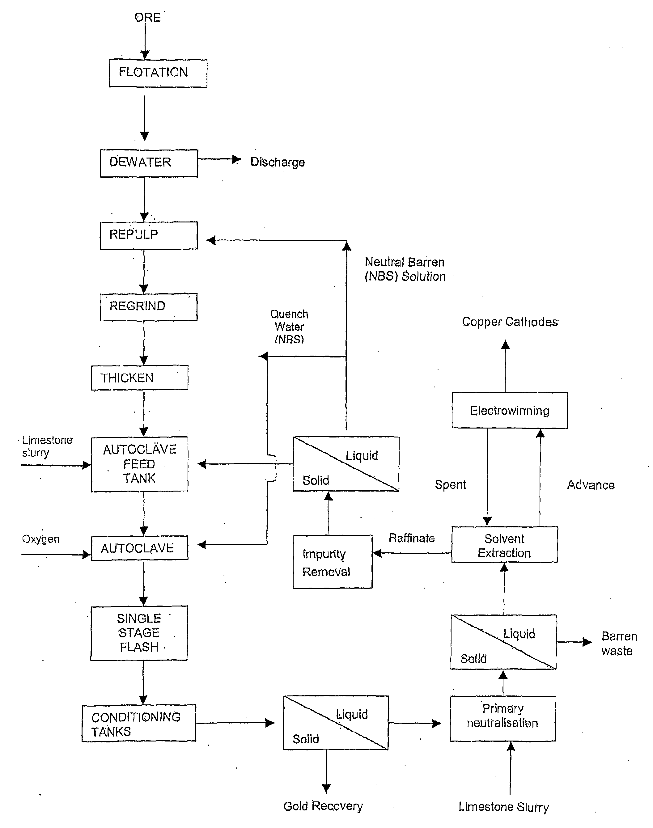 Processing of Metal Values from Concentrates