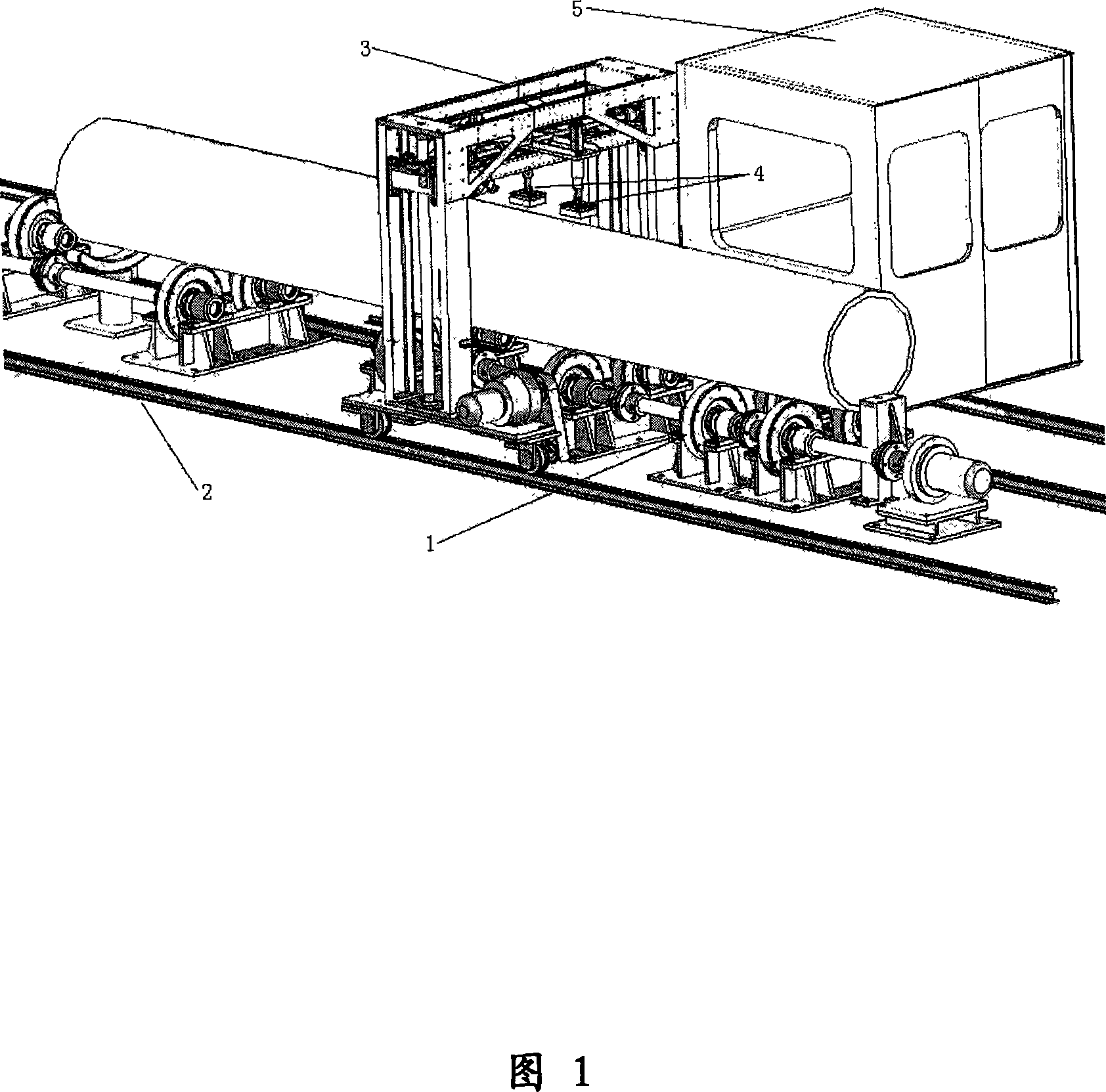 Heavy caliber seamless steel pipe supersonic and vortex combined automatic detection device and uses