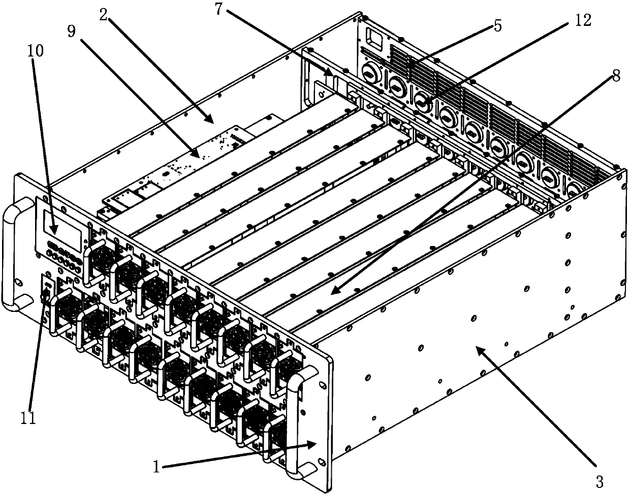 Phased array radar TR component power supply