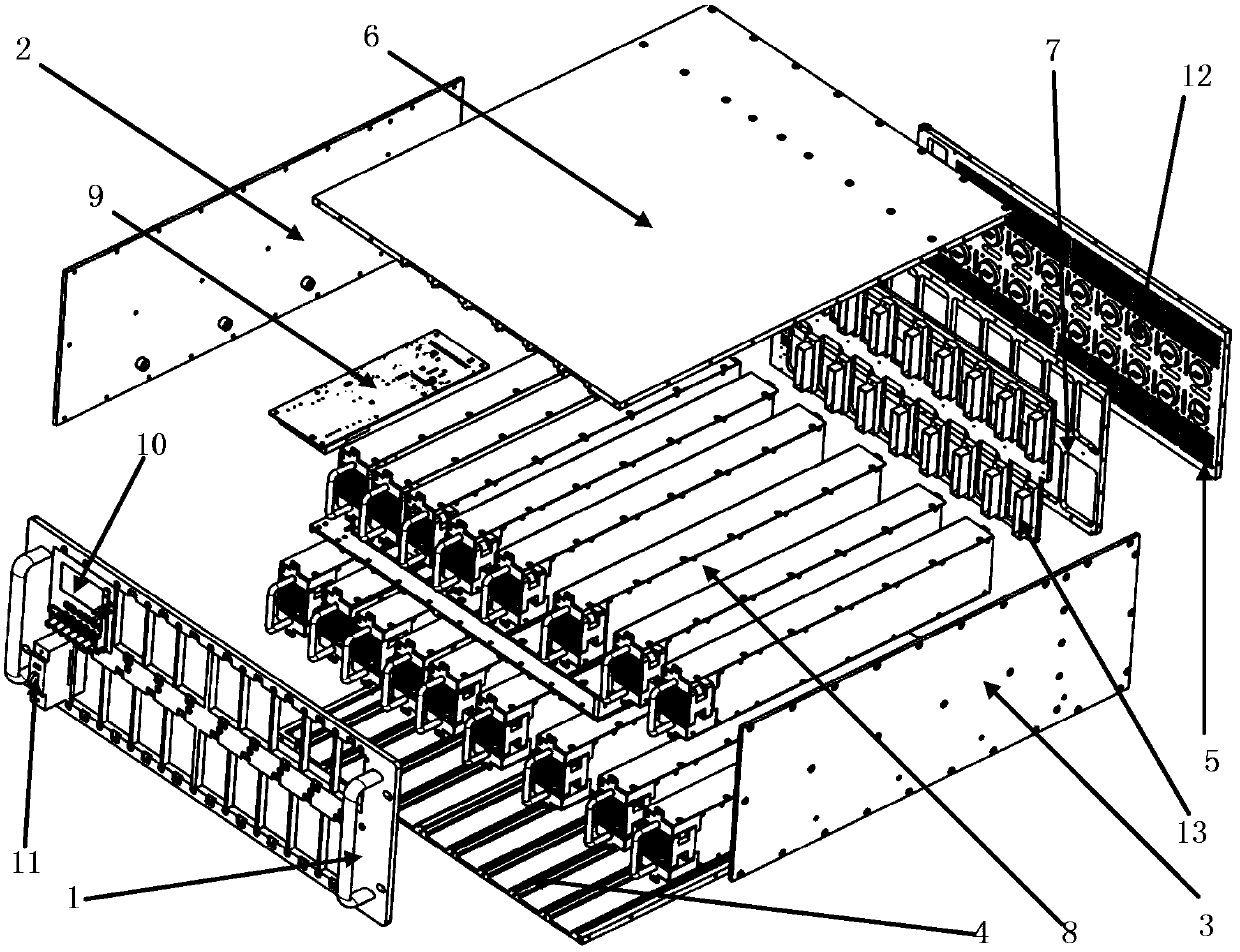 Phased array radar TR component power supply