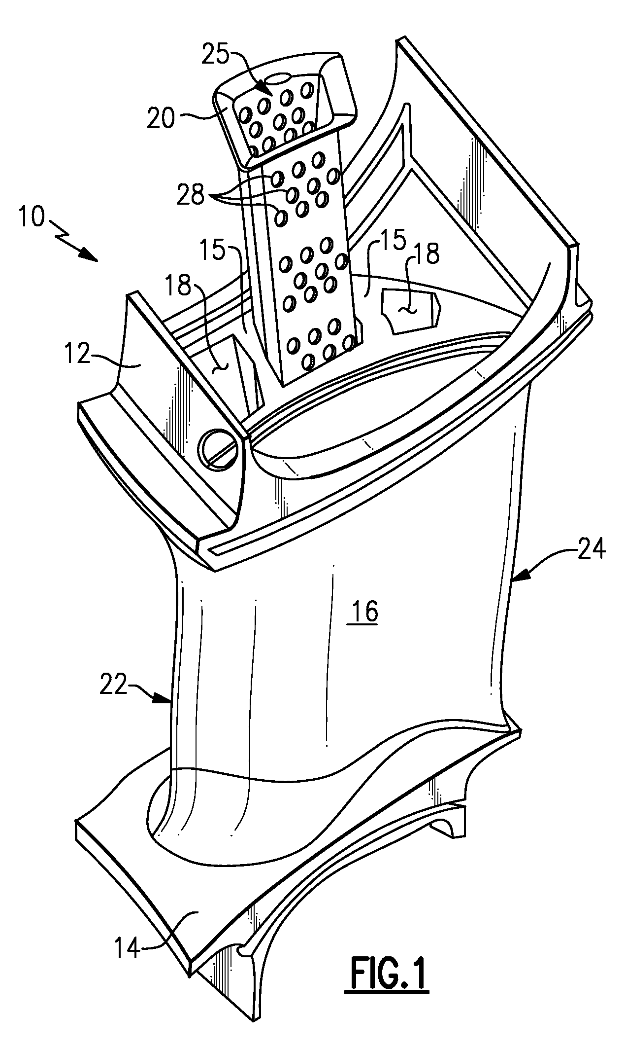 Chambered airfoil cooling