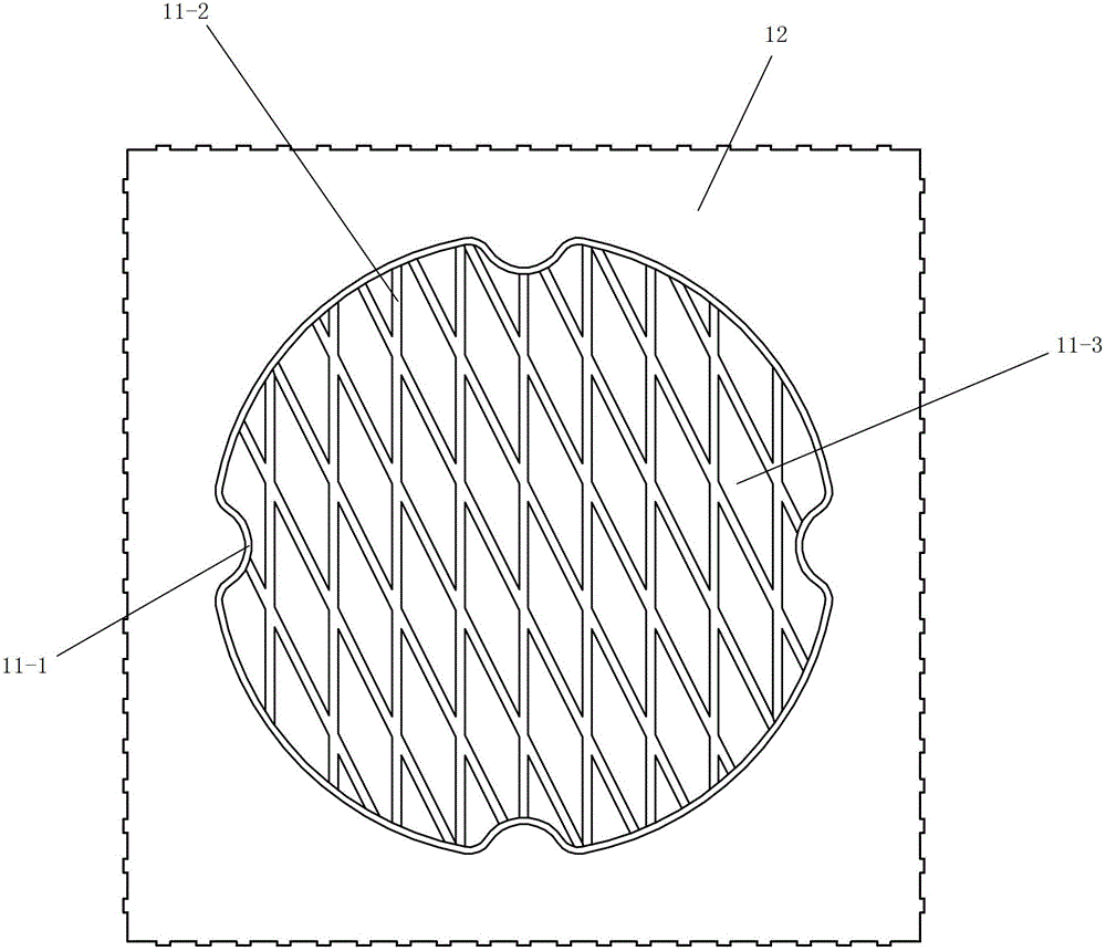 Food bearing seat of wraped type cake