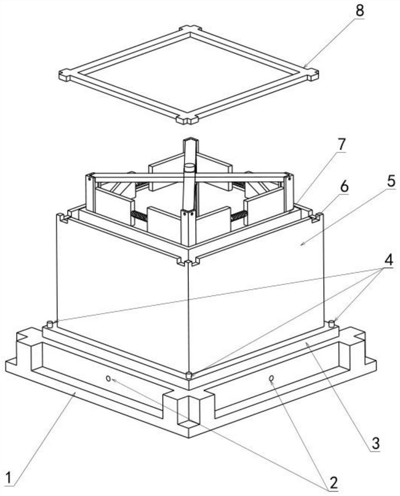 A double-shell experimental ice-making structure simulating the freezing process of sea ice