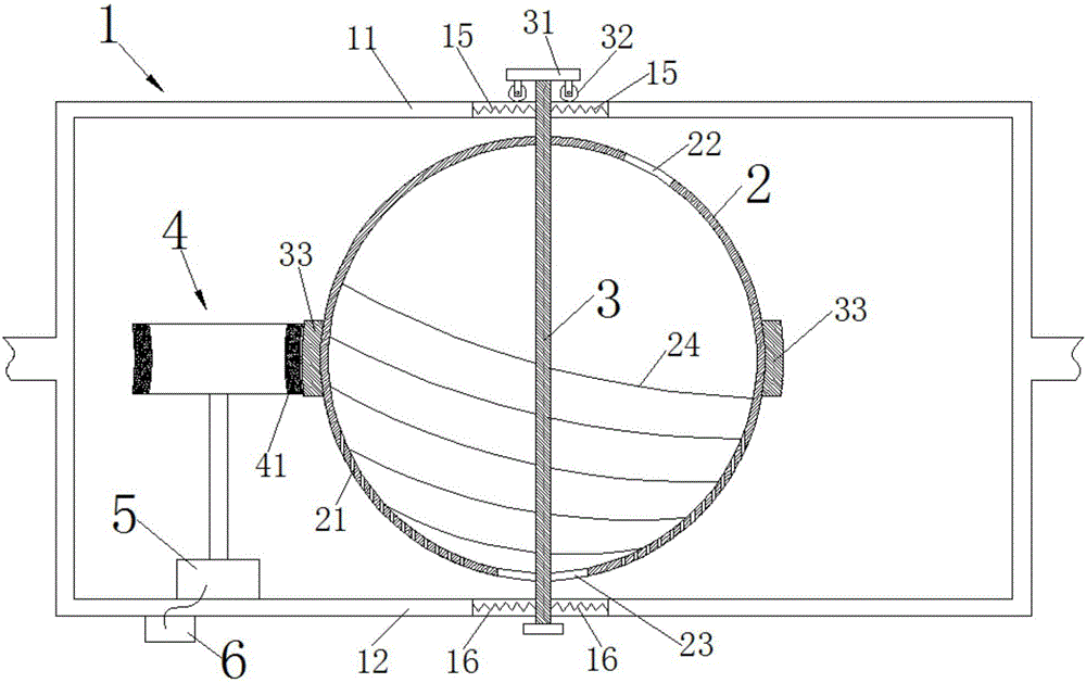 Rolling sphere screening machine