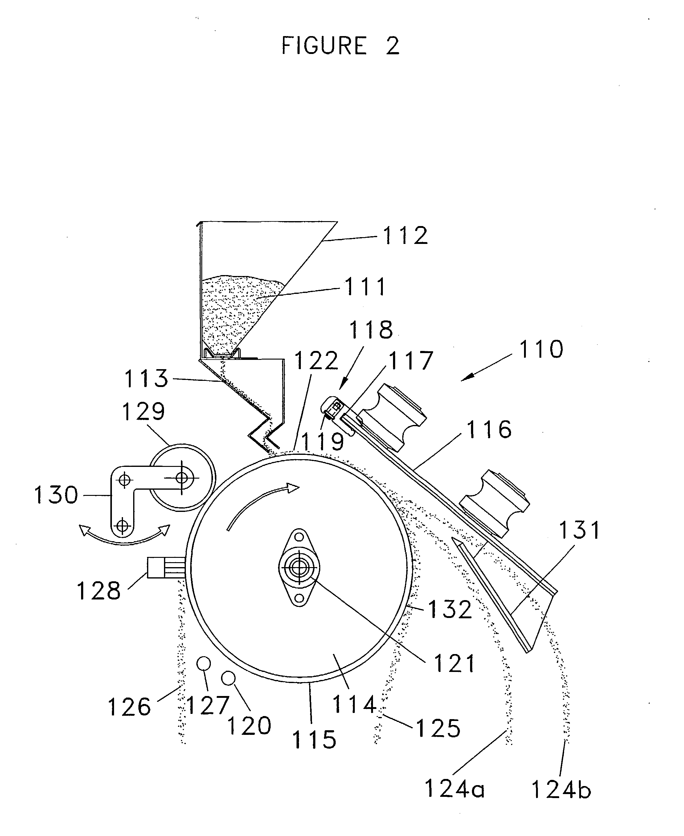 Apparatus for the electrostatic separation of particulate mixtures