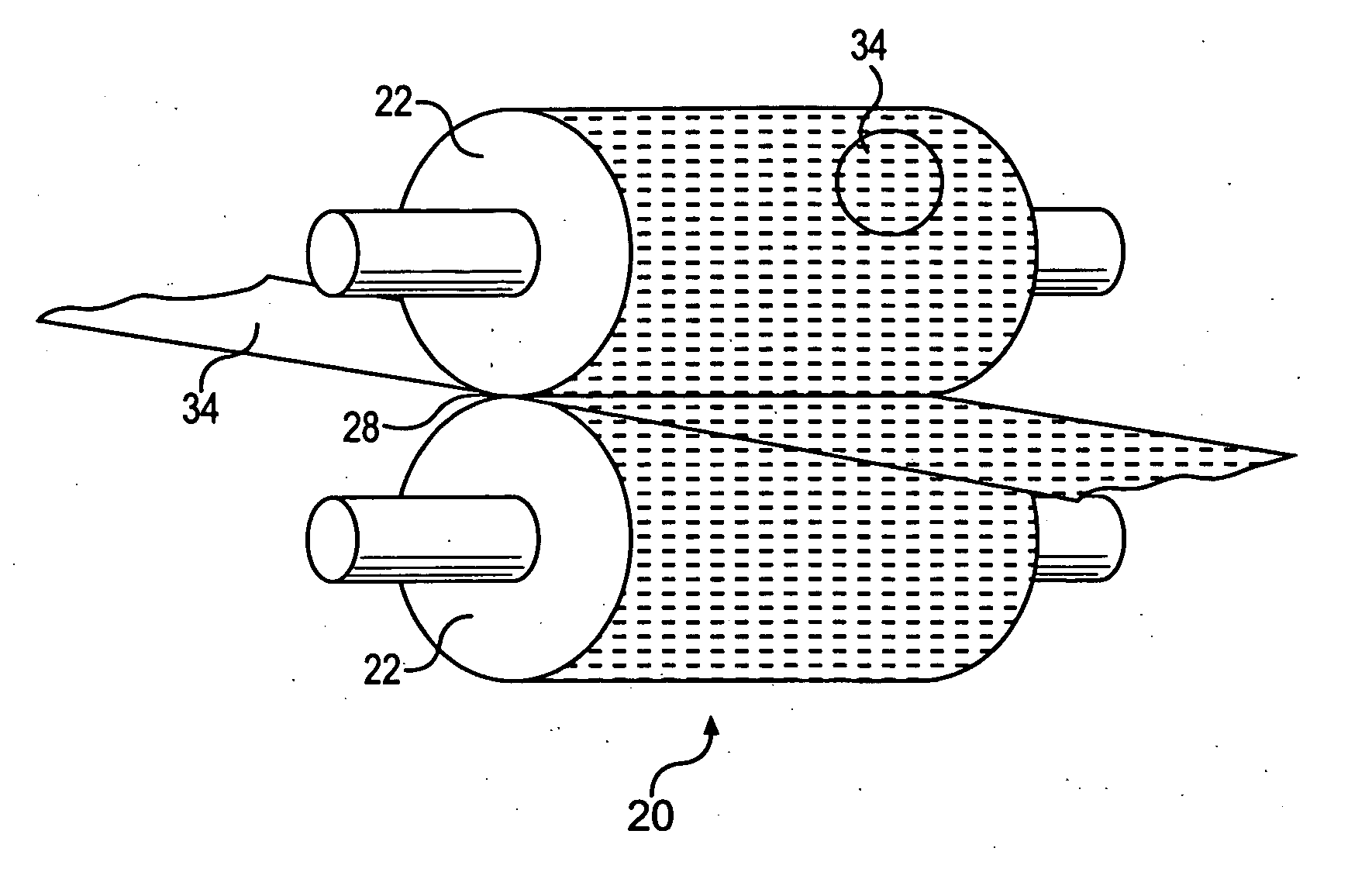 Apparatus and method for degrading a web in the machine direction while preserving cross-machine direction strength