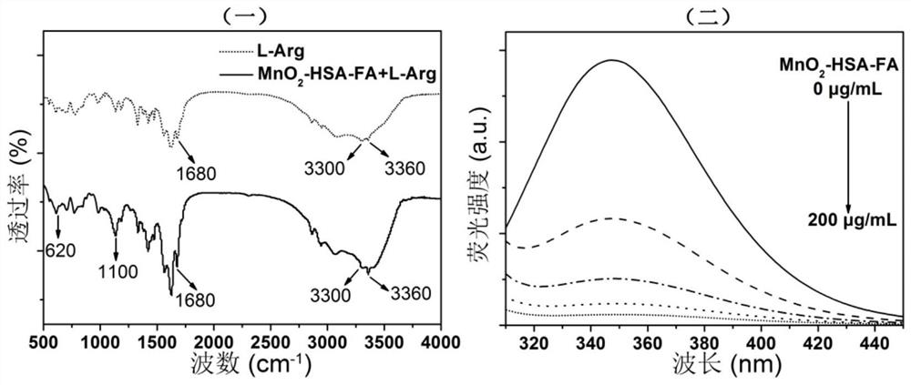 A kind of manganese dioxide-based nano drug carrier and its preparation method and application