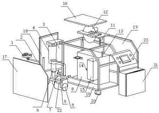 Detection device for safe use on machine tool