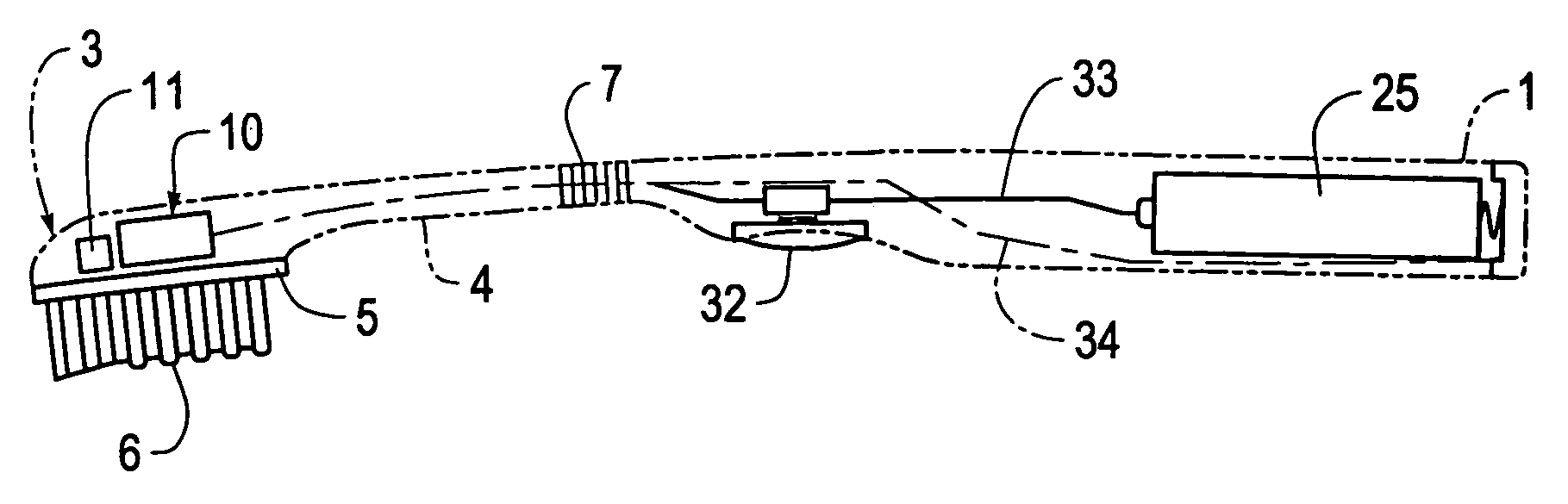 Personal hygiene article with vibrating part and method