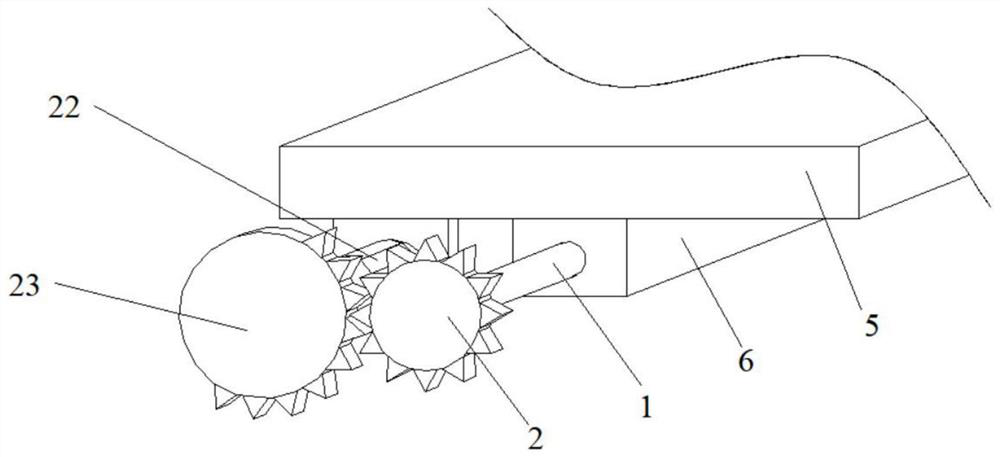 Metal rod fixed-length cutting device for manufacturing alloy milling cutter