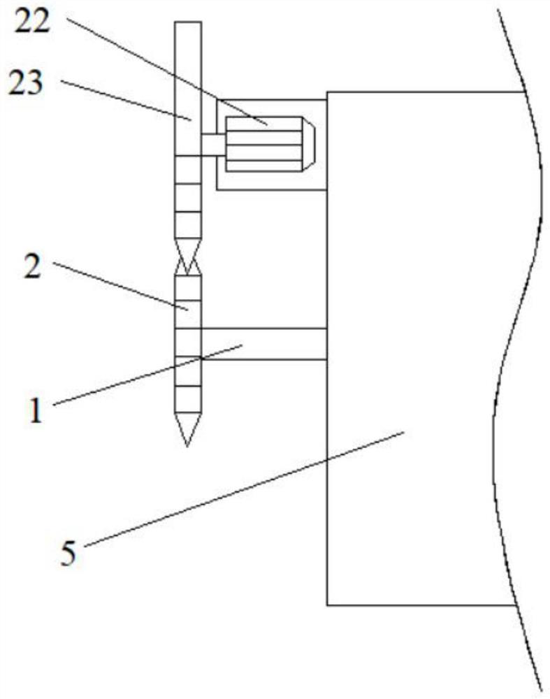 Metal rod fixed-length cutting device for manufacturing alloy milling cutter