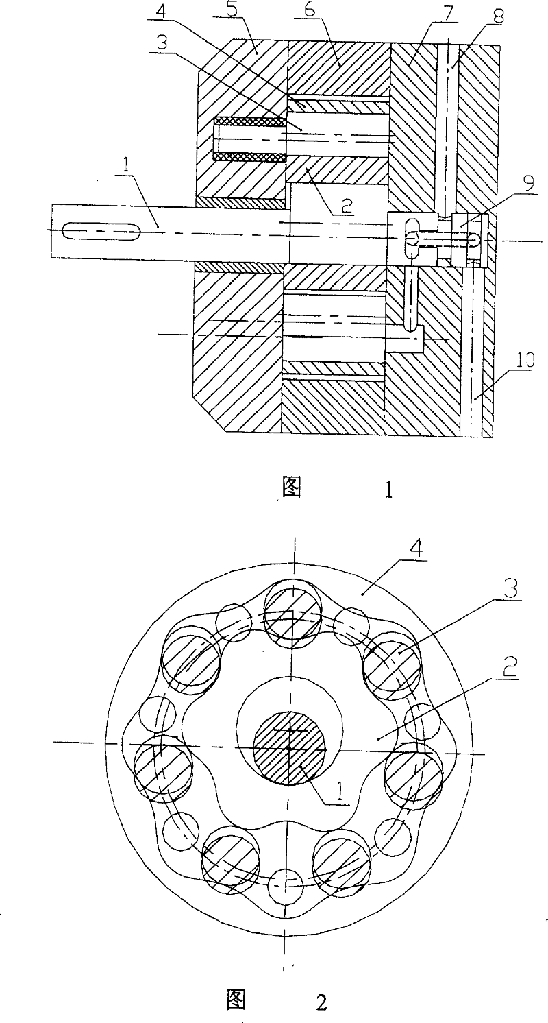 Cycloidal pin gear hydraulic pump