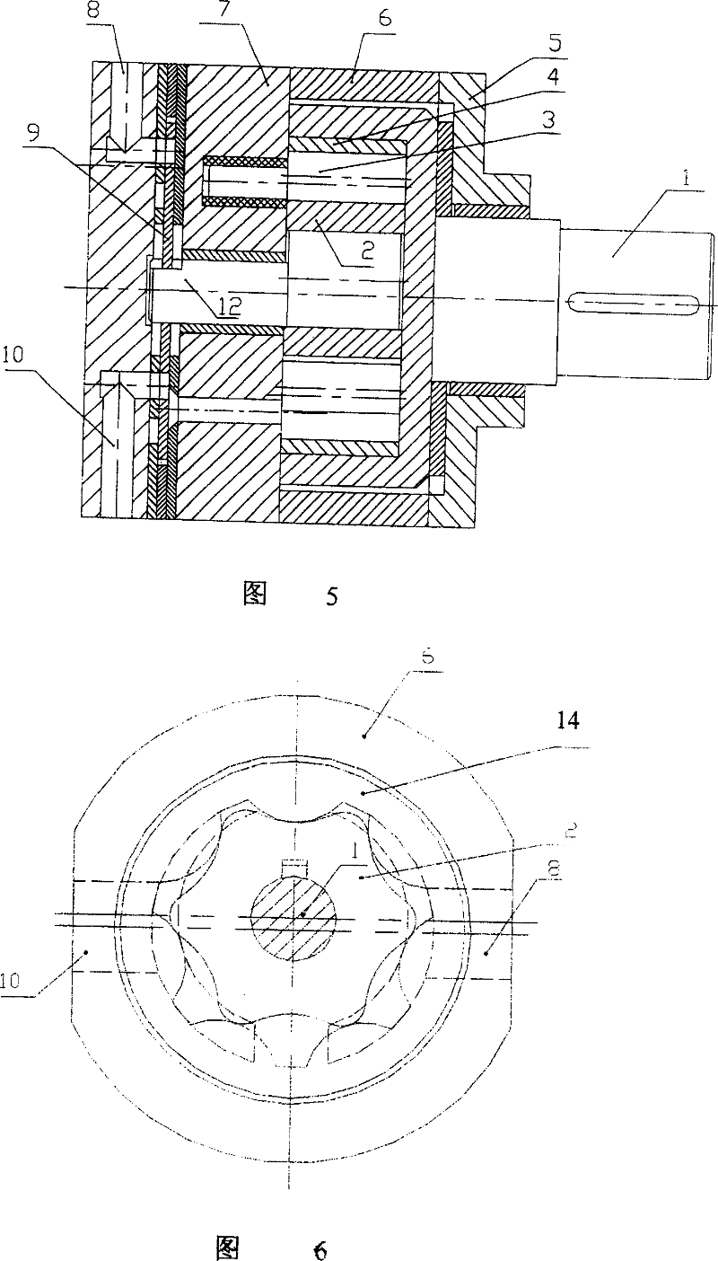 Cycloidal pin gear hydraulic pump