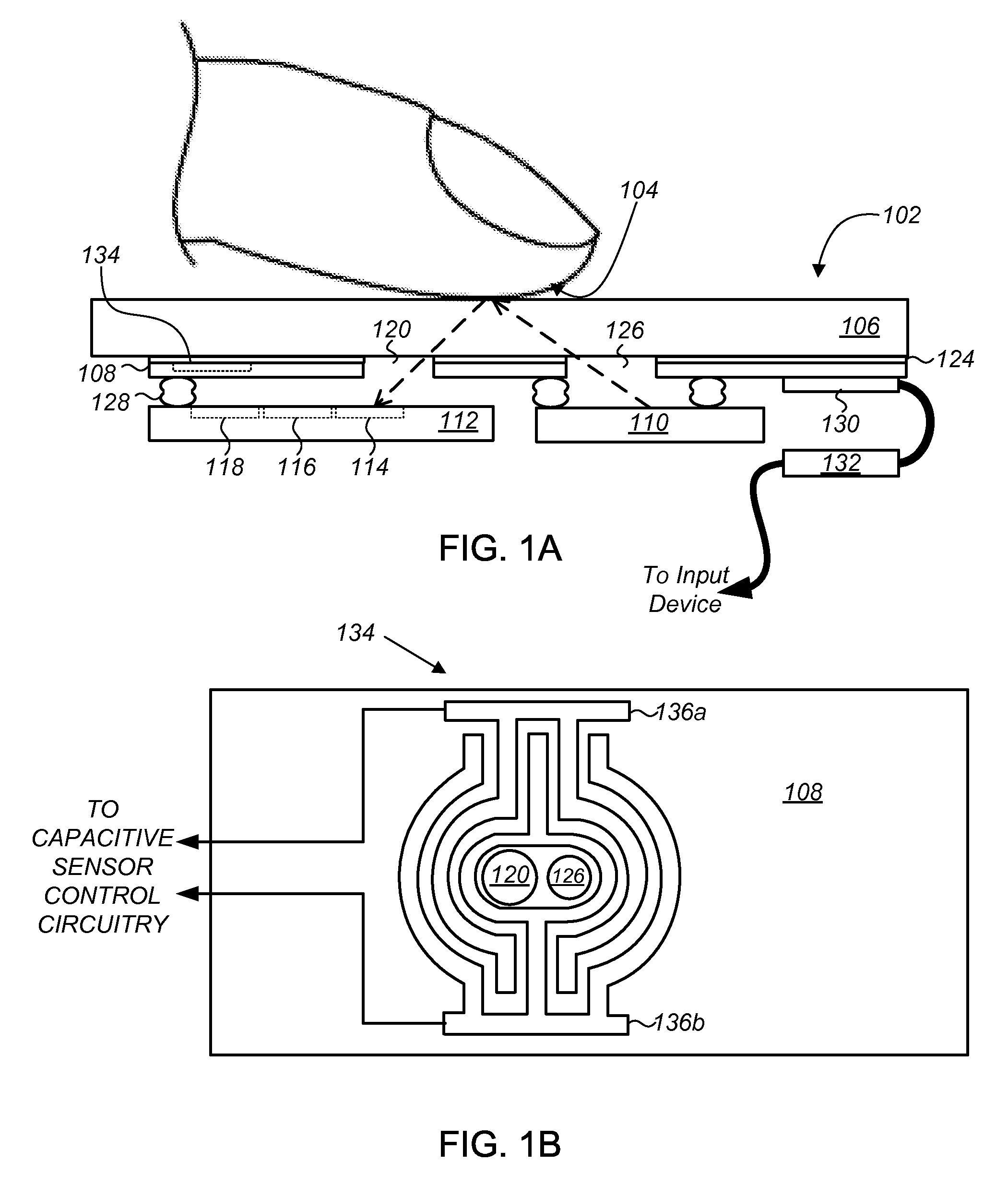 Optical navigation module with capacitive sensor